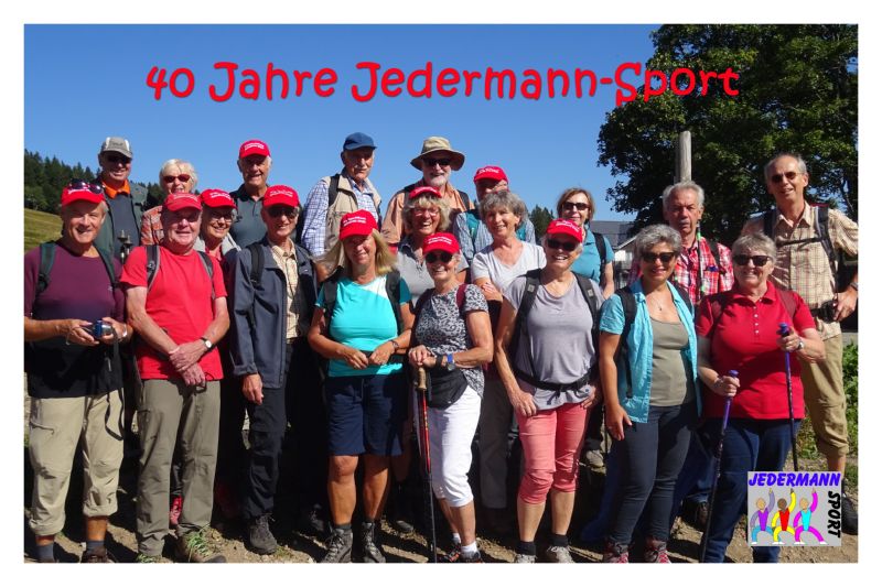 Gruppenfoto 40 Jahre Jedermann